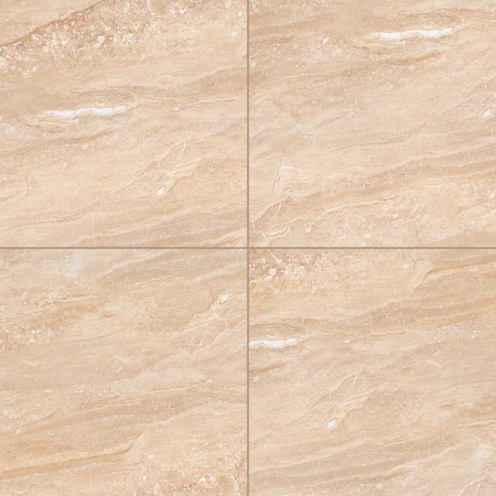 Msi Aria Oro 24 In. X 24 In. Polished Porcelain Floor And Wall Tile, 4PK ZOR-PT-0245